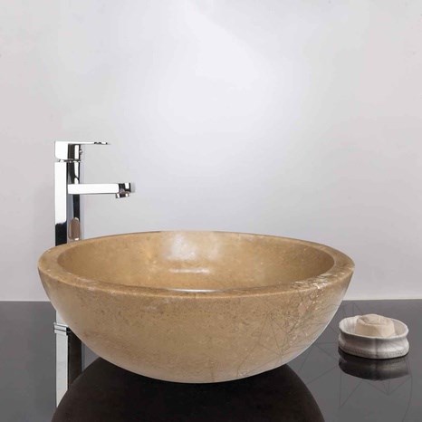 Fürdőszobai mosogató - Noce Travertin RS-5, 42 x 15 cm