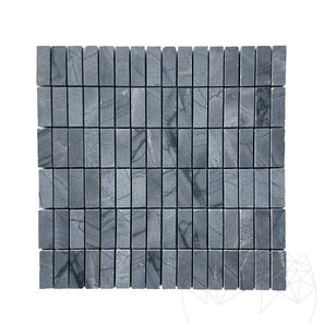 Mozaikkígyó kék márvány szálcsiszolt 1.5 x 4.8 cm