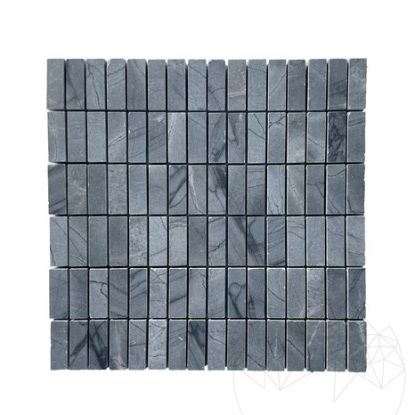 Mozaikkígyó kék márvány szálcsiszolt 1.5 x 4.8 cm
