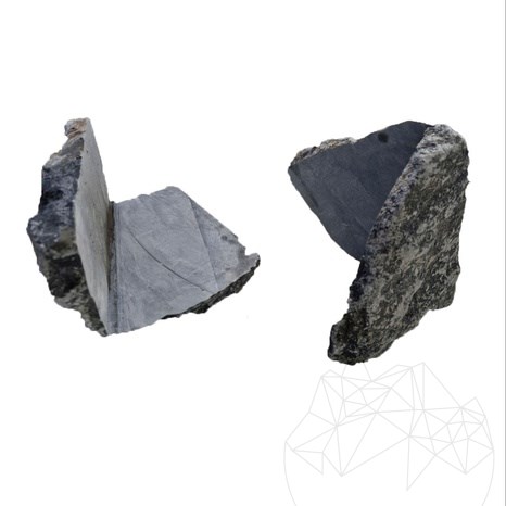 Kültéri poligonális márvány Rock Face Lava Black homlokzatburkolat (Sarok)