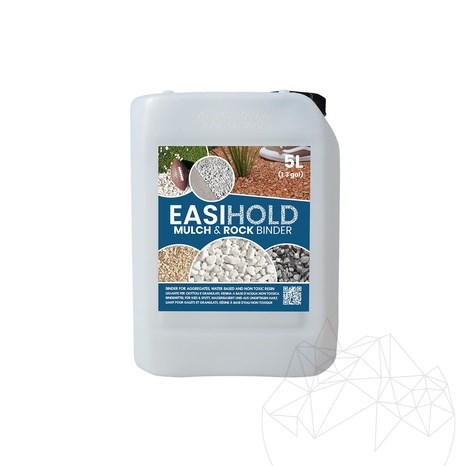 Easihold – vízbázisú, nem mérgező kavics- és mulcsrögzítő kötőanyag, 5 L