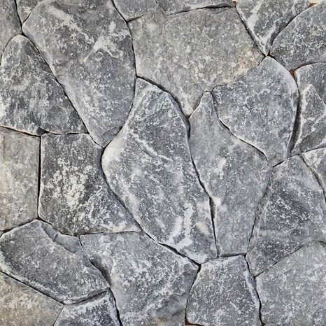 Kültéri poligonális márvány Rock Face Blue homlokzatburkolat