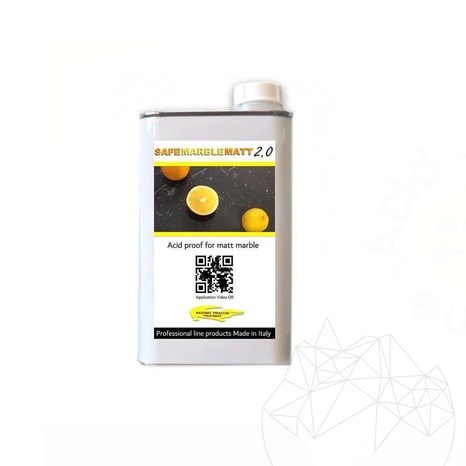 Safe Marble Mat Professzionális készlet, 100 ml: Korrózióvédelem (citrom, bor, gyümölcslevek, ecet stb.) matt természetes kőhöz