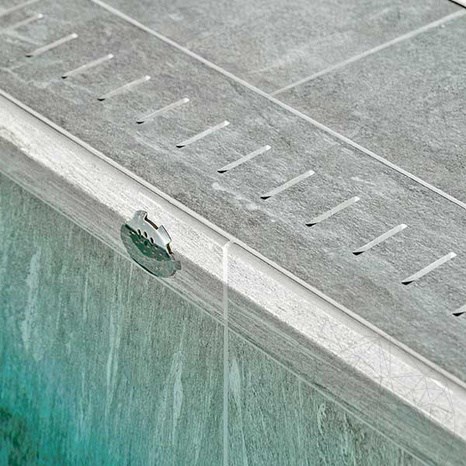 Medence Lefolyórács Griglia - Szinterelt Kő, 20X120X3