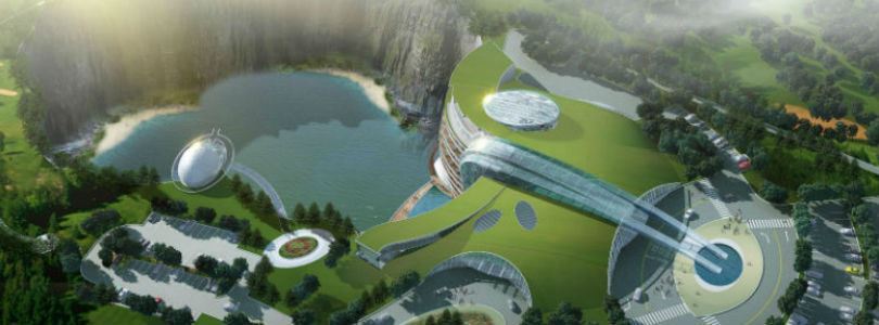 InterContinental Shimao: 5 csillagos szálloda a kőbányában épült
