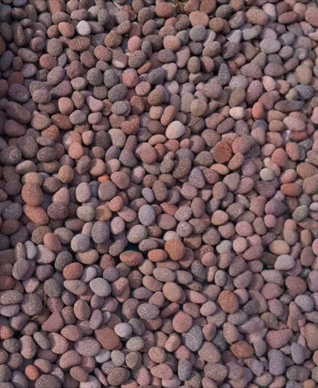 Láva vörös kavics zsák, 20 kg