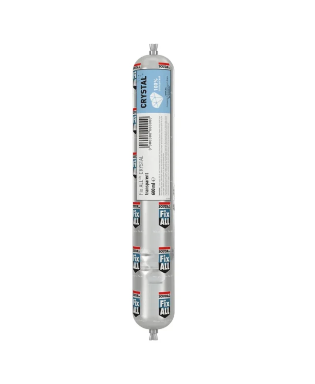 Ragasztó - Soudal FIX ALL Crystal (átlátszó) - 600 ml