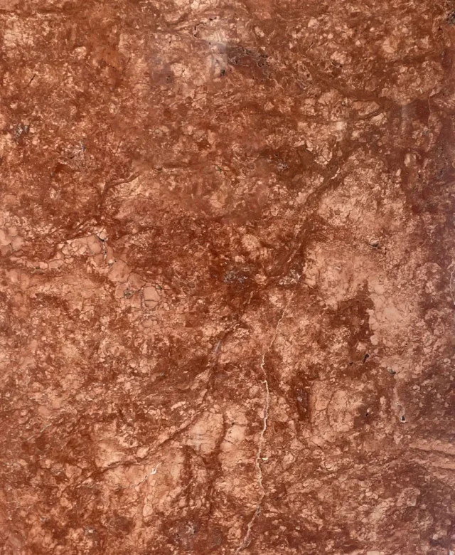 Ópium vörös töltött és polírozott travertin tábla, 2 cm