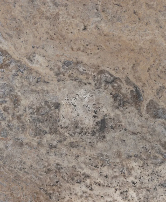 Ezüst keresztmetszetű csiszolt travertin, 61 x 30.5 x 1.2 cm